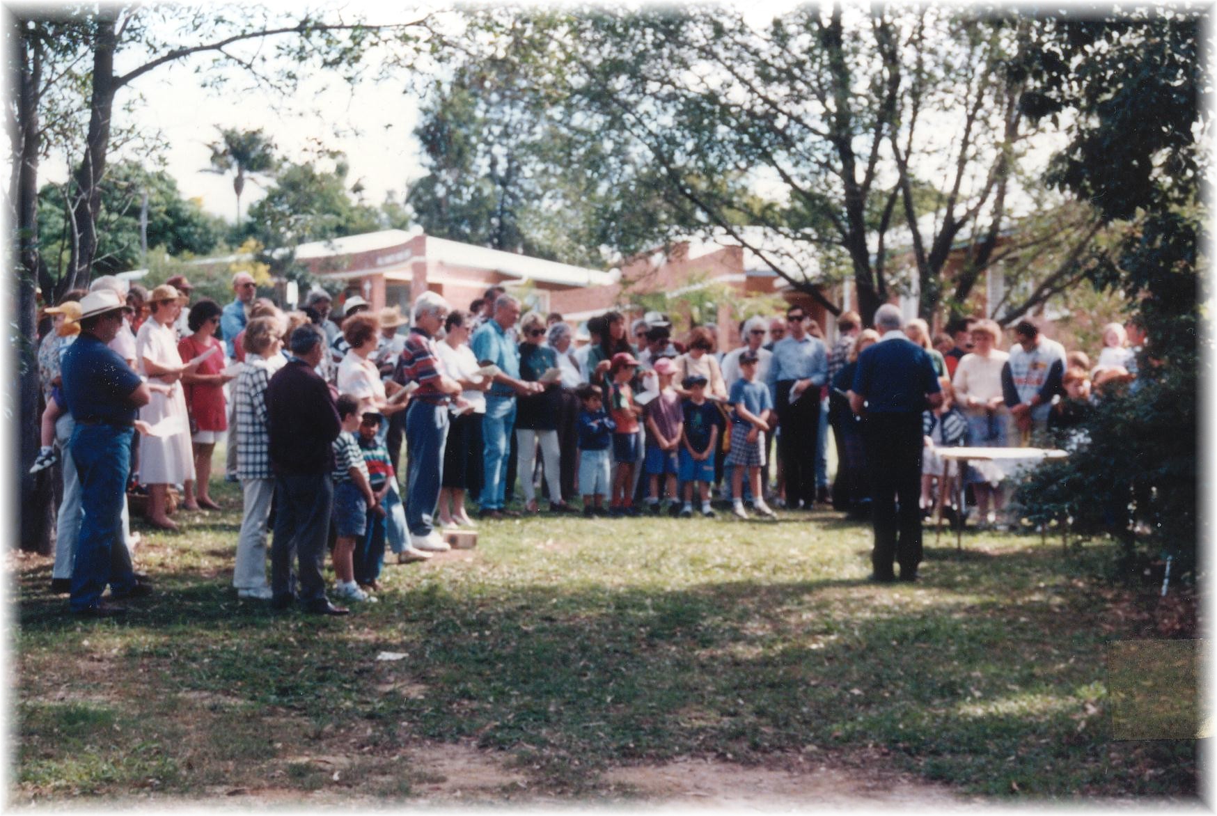 1995 Groundbreaking, Turning of the Sod ceremony