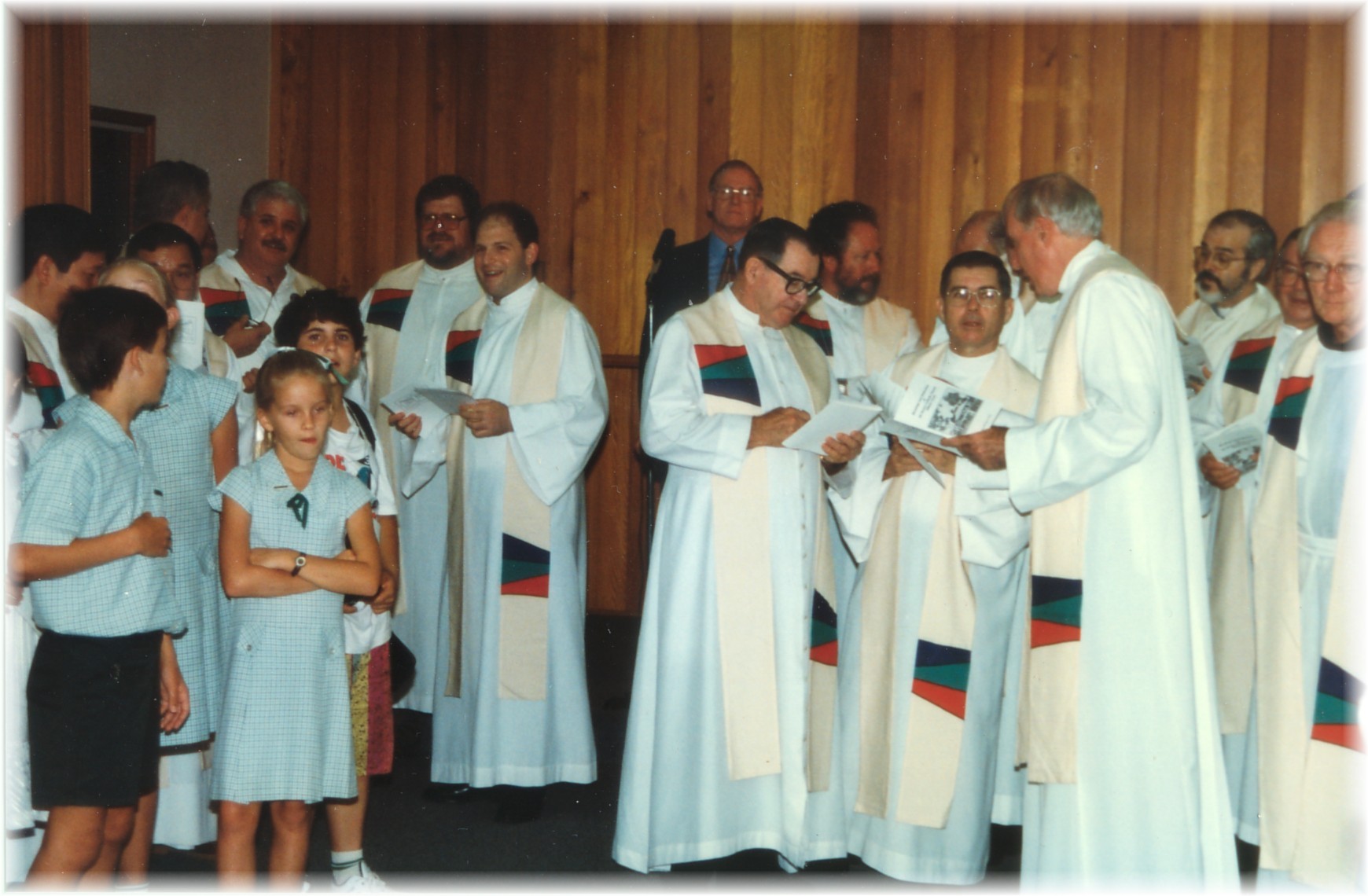 Saturday, 26 April 1986 - Priests gathering in the Chapel